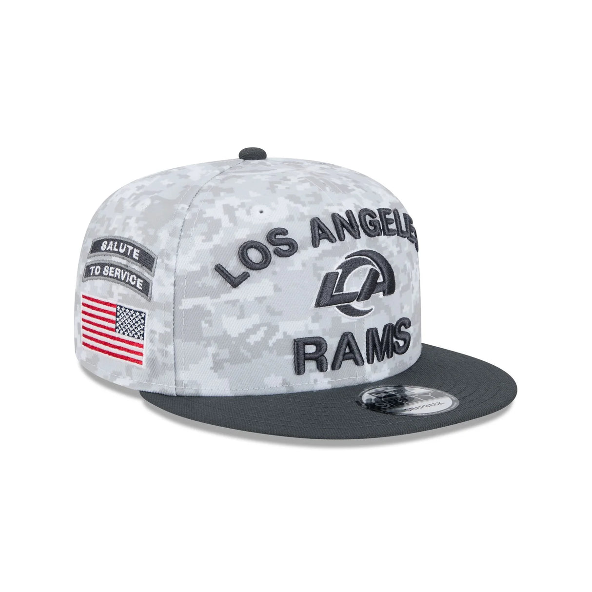 New Era Los Angeles Rams Salute To Service 9Fifty Snapback Hat