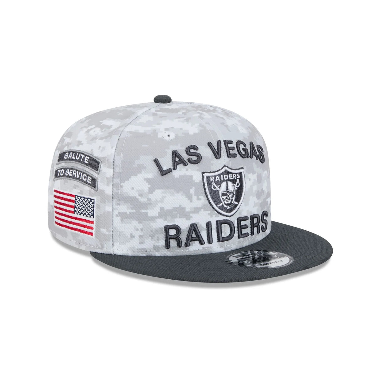 New Era Las Vegas Raiders Salute To Service 9Fifty Snapback Hat