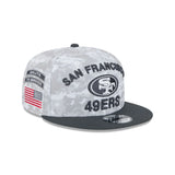 New Era San Francisco 49ers Salute To Service 9Fifty Snapback Hat