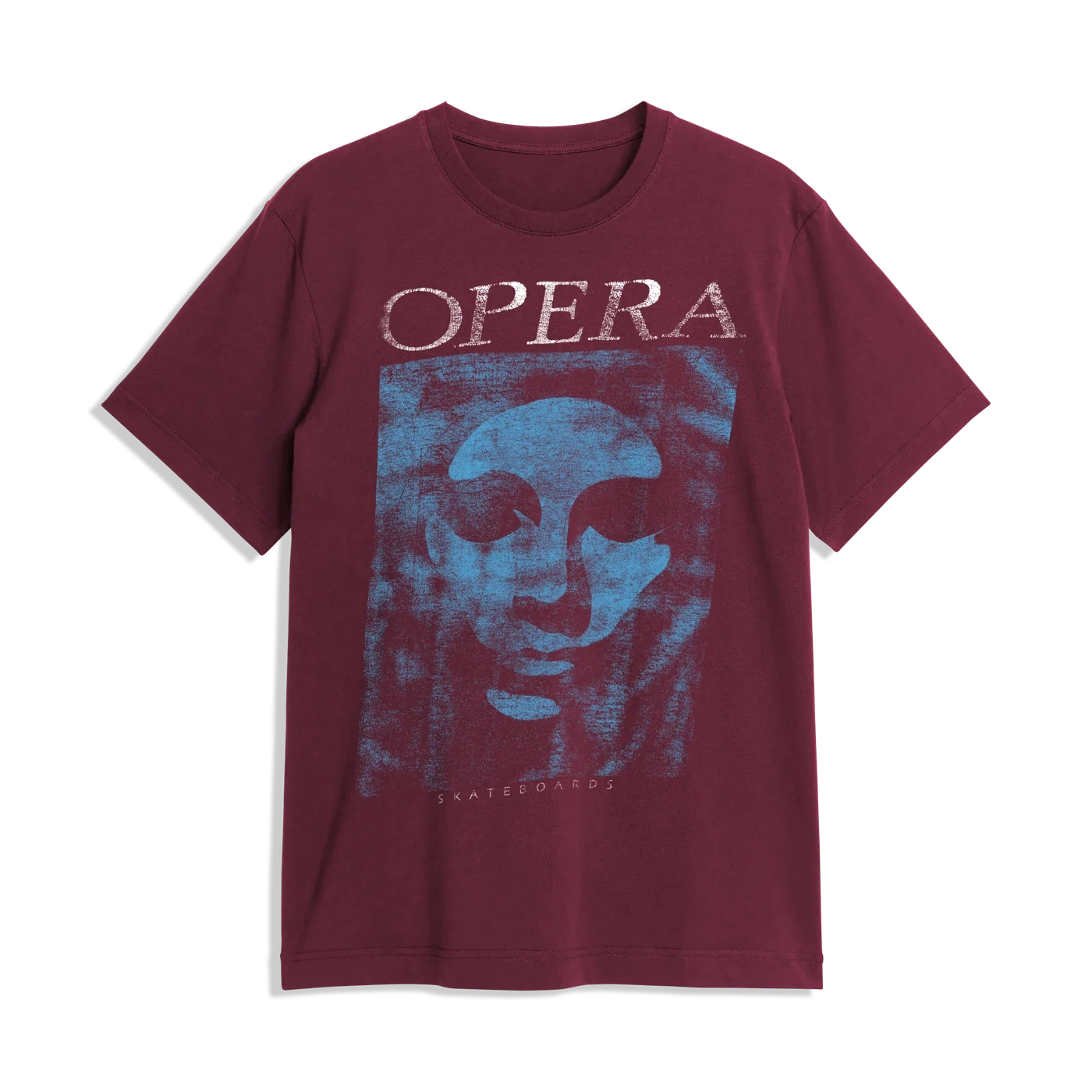 Opera Mask Vintage Sport Dark Maroon Premium S/s Shirt