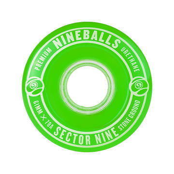 Sector Nine Nineballs Green 61mm 78a Cruiser Skateboard Wheels