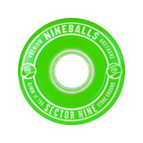 Sector Nine Nineballs Green 61mm 78a Cruiser Skateboard Wheels