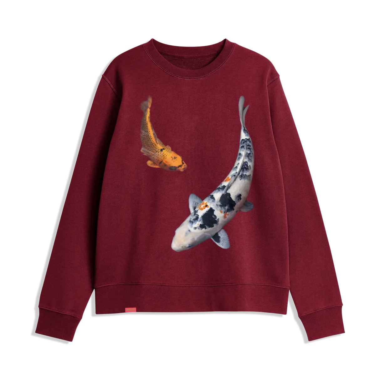 Jacuzzi Koi Maroon Crewneck Sweatshirt
