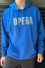 Opera 3D Royal Blue Hooded Sweatshirt