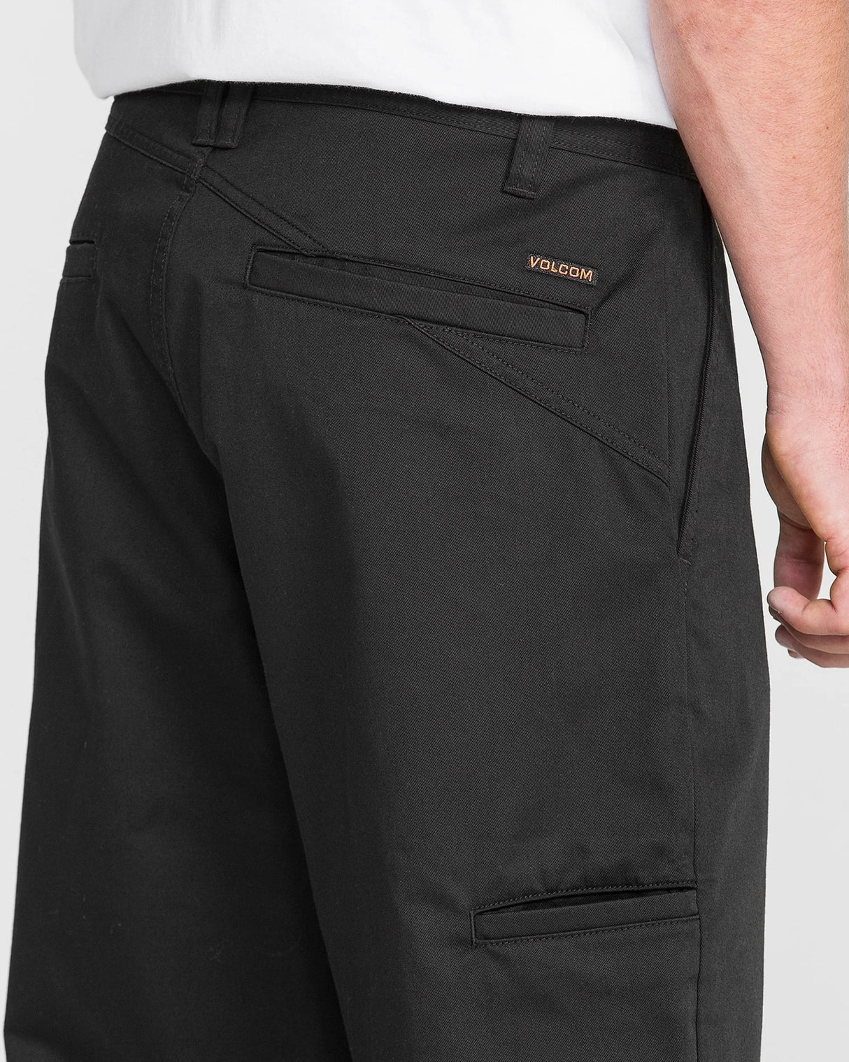 Volcom Frickin Relaxed Black Chino Pants