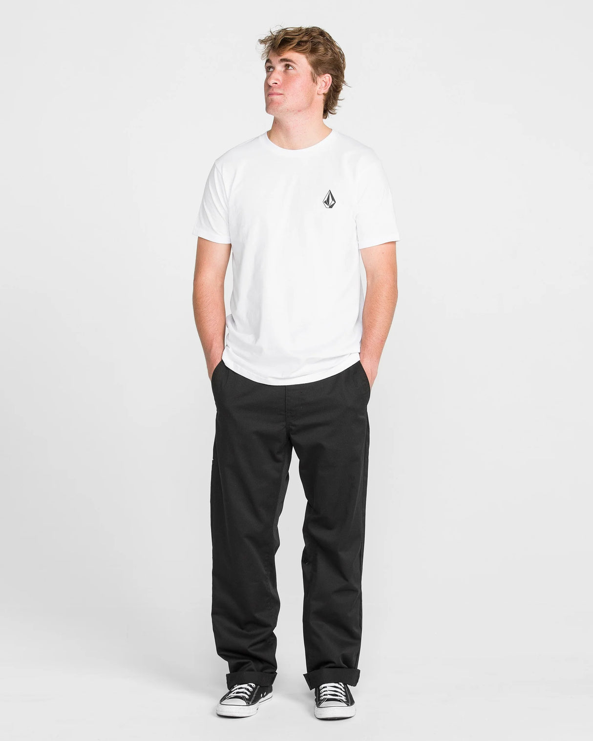 Volcom Frickin Relaxed Black Chino Pants