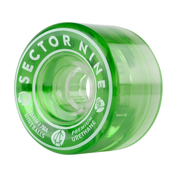 Sector Nine Nineballs Green 65mm 78a Cruiser Skateboard Wheels