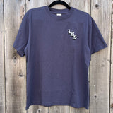 Long Beach Skate Co LBS Long Side Navy Oversized S/s Shirt