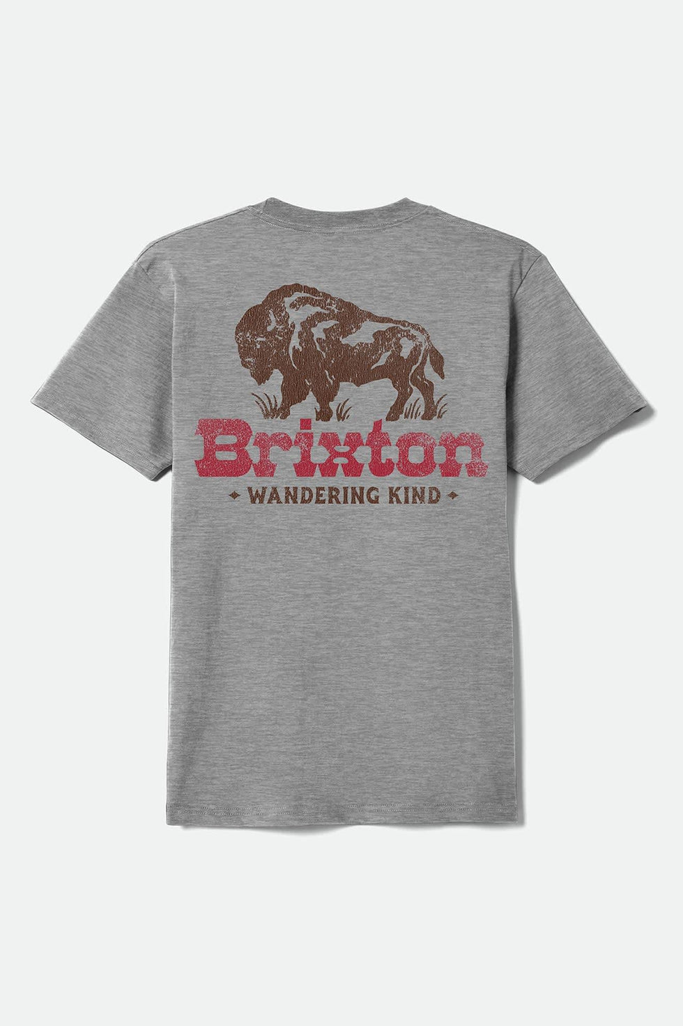 Brixton Drifter Standard Heather Grey S/s Shirt