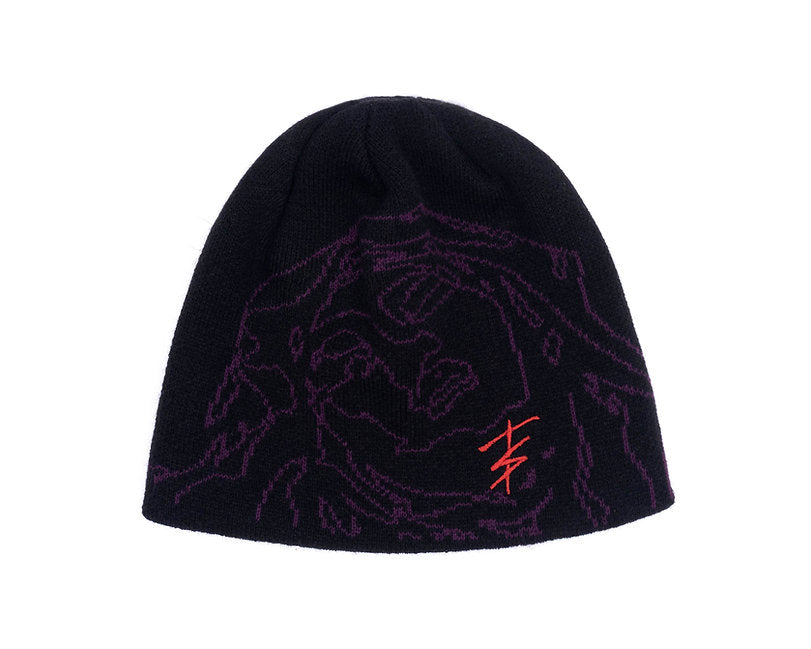 Tropicalients Midnight Black/Purple Beanie