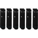 Stance Origin Black 6 Pack Crew Socks