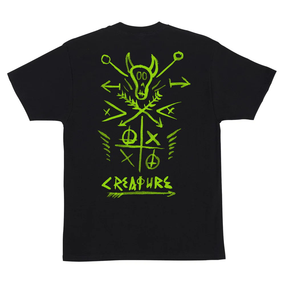 Creature Visualz Black Heavyweight S/s Shirt