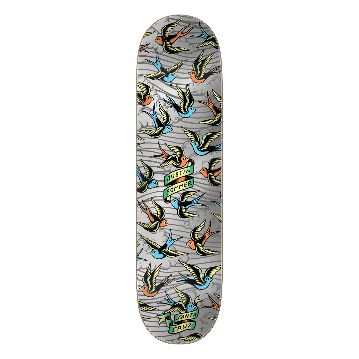 Santa Cruz Sommer Sparrows 8.25" Skateboard Deck