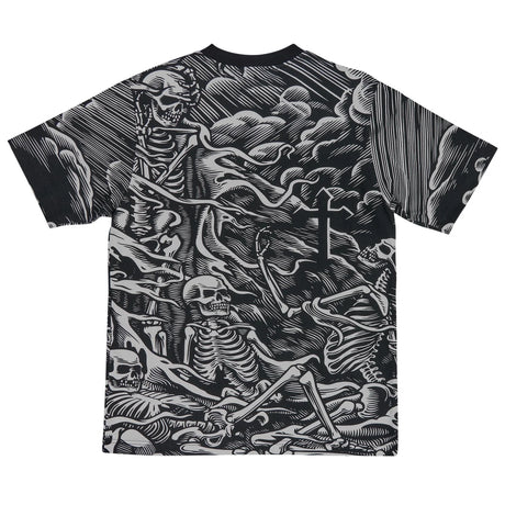 Santa Cruz OBrien Purgatory All Over Print Black S/s Ringer Shirt