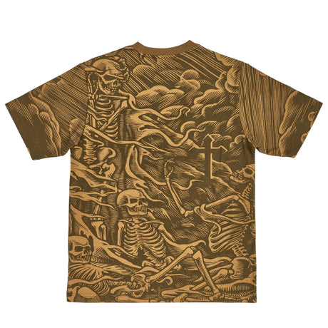 Santa Cruz OBrien Purgatory All Over Print Brass S/s Ringer Shirt