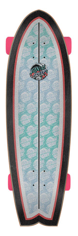 Santa Cruz Wave Dot Mushroom Splice 9.0" x 29.7" Shark Cruzer Cruiser Complete