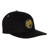 Santa Cruz Kendall Wolf Dot Black Snapback Hat