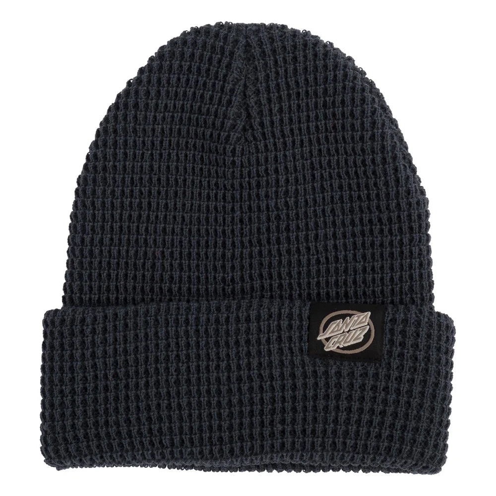 Santa Cruz Simplified MFG Oval Dot Long Shoreman Charcoal Beanie