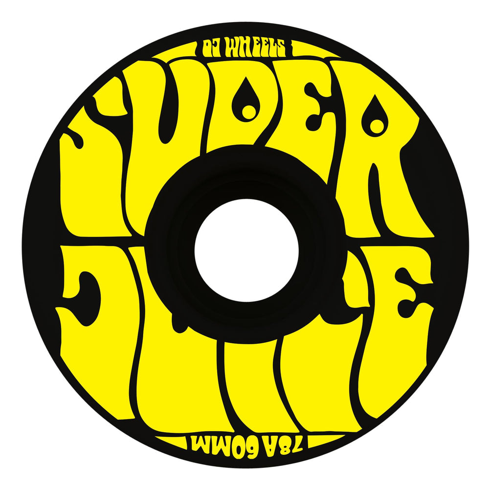 OJ Super Juice Black 78a 60mm Cruiser Skateboard Wheels