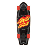 Santa Cruz Flame Dot Check 8.81" x 27.69" Shark Cruzer Cruiser Complete