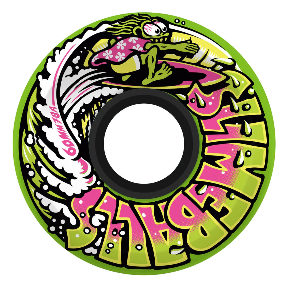 Slime Balls Slime Surfer OG Slime Green 78a 60mm Cruiser Skateboard Wheels