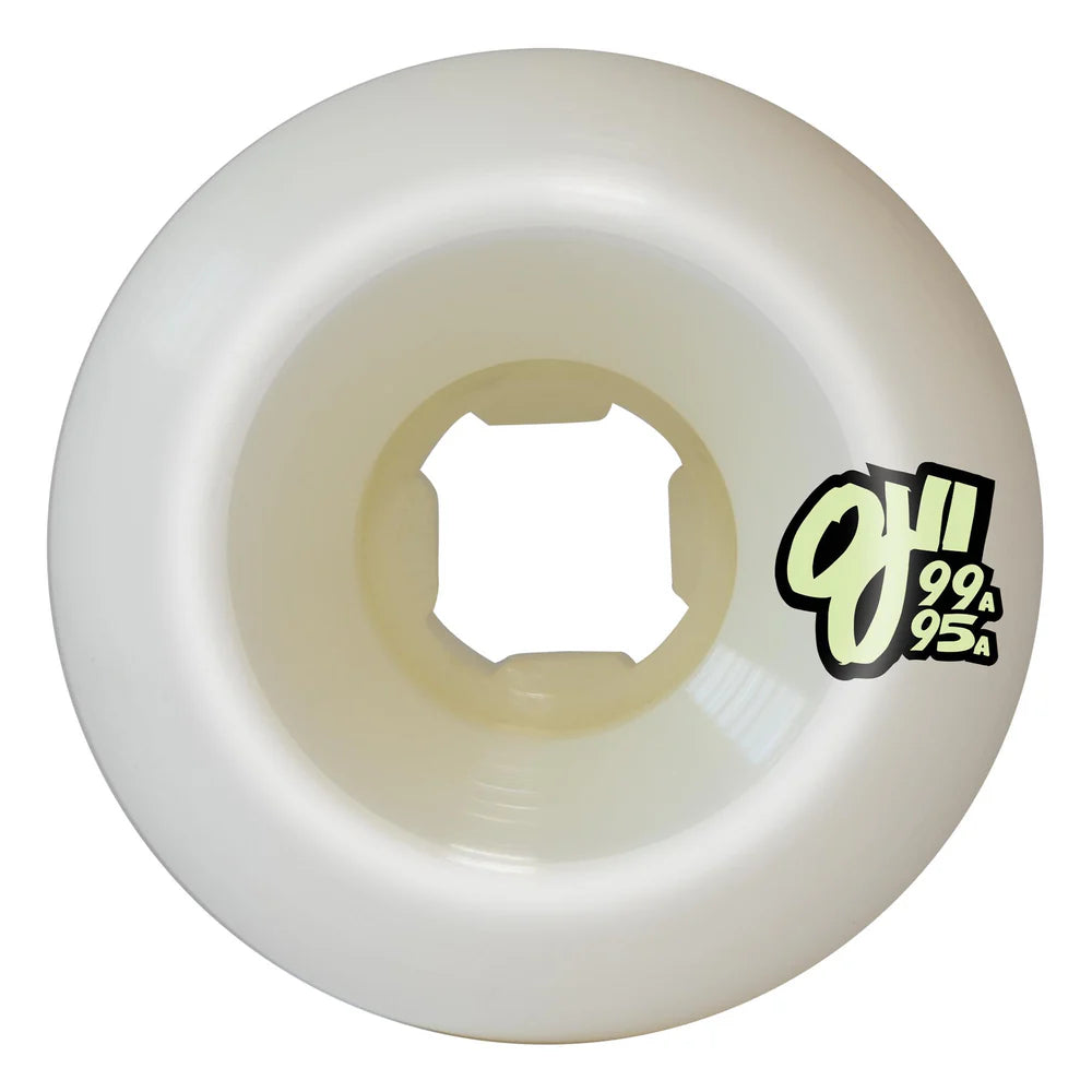 OJ Chris Russell Sexy Mermaid Double Duro Mini Combo White 99a/95a 56mm Skateboard Wheels