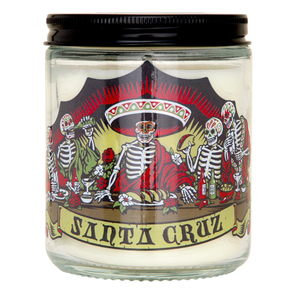 Santa Cruz Guzman Dead Diners Unscented Candle