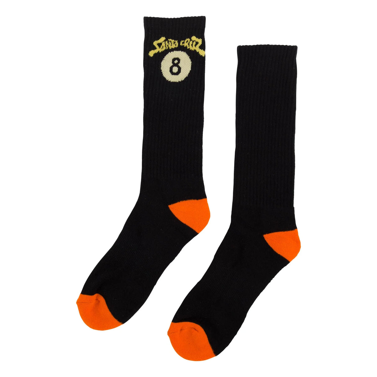 Santa Cruz Winkowski 8Baller Trip Black/Orange Crew Socks