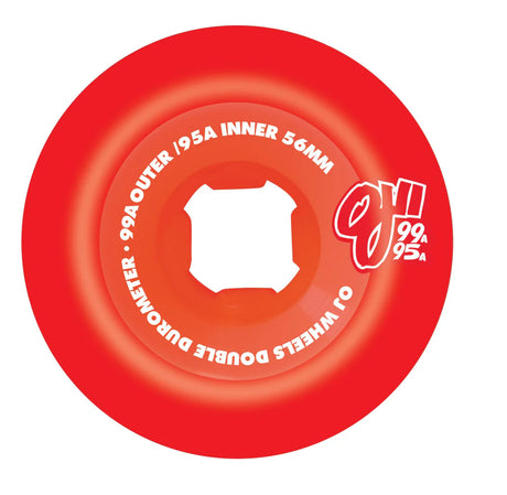 OJ Double Duro Red Mini Combo 56mm 99a/95a Wheels