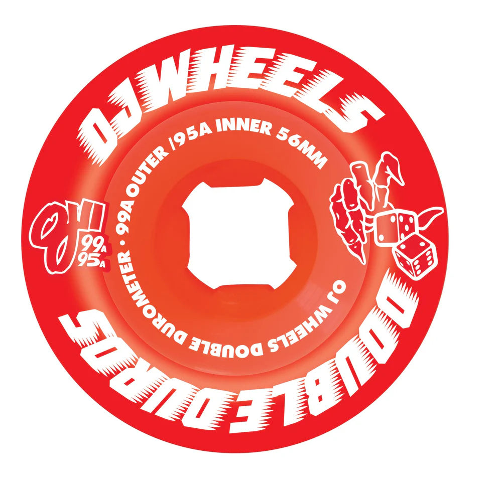 OJ Double Duro Red Mini Combo 56mm 99a/95a Wheels