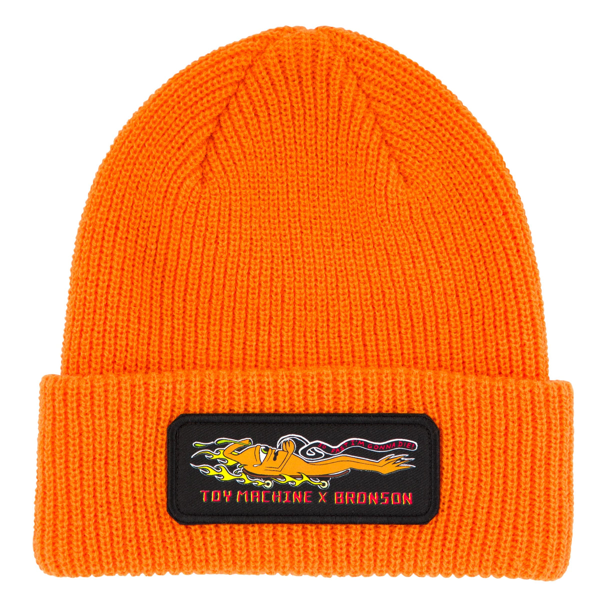 Bronson x Toy Machine Orange Long Shoreman Beanie