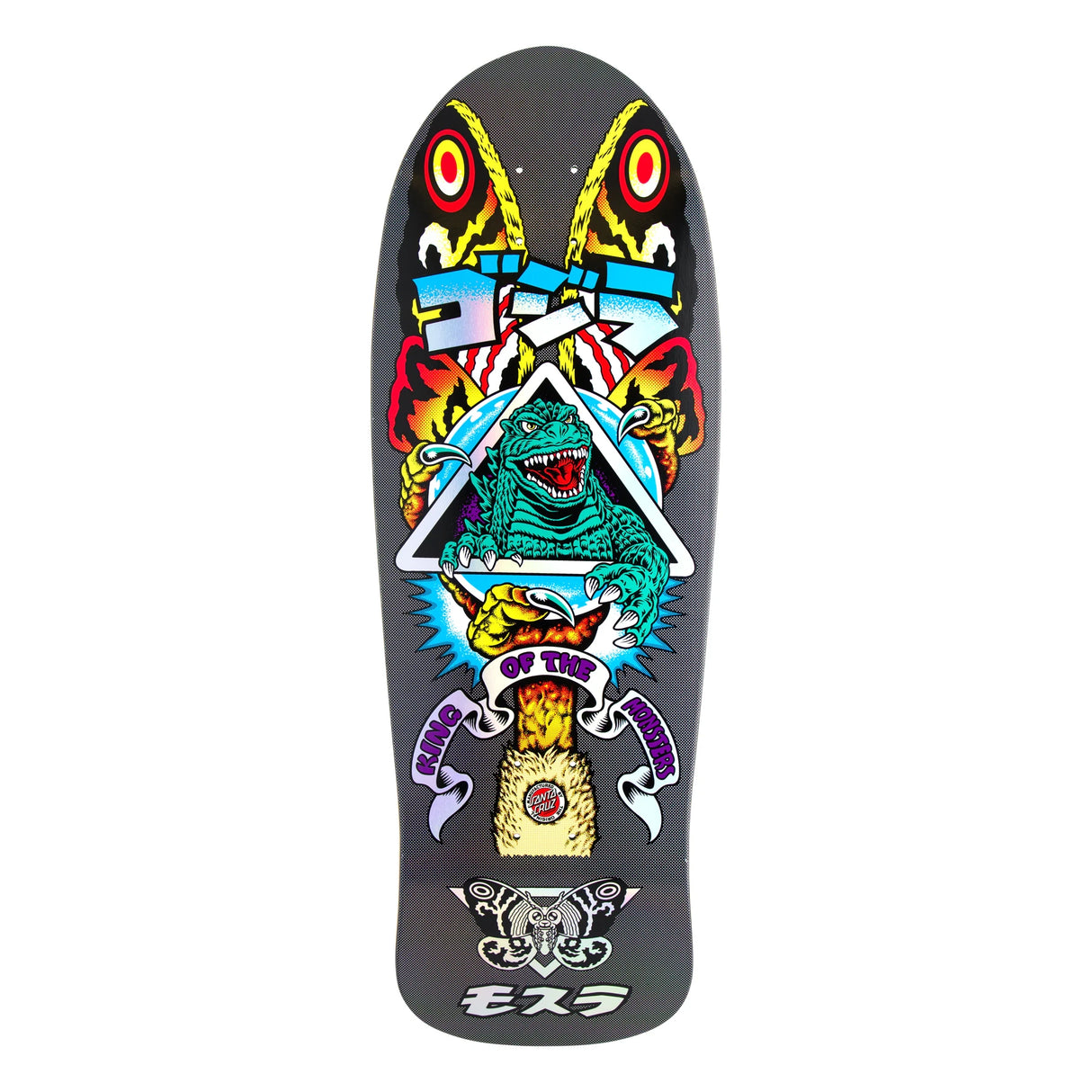 Santa Cruz X Godzilla Mothra Natas 10.538" x 30.14" Skateboard Deck