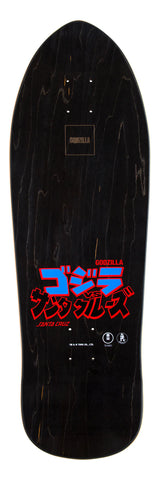 Santa Cruz X Godzilla Jr. Natas 9.89" x 29.82" Skateboard Deck