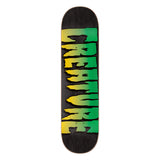Creature Logo Stumps Assorted Stain Skateboard Deck