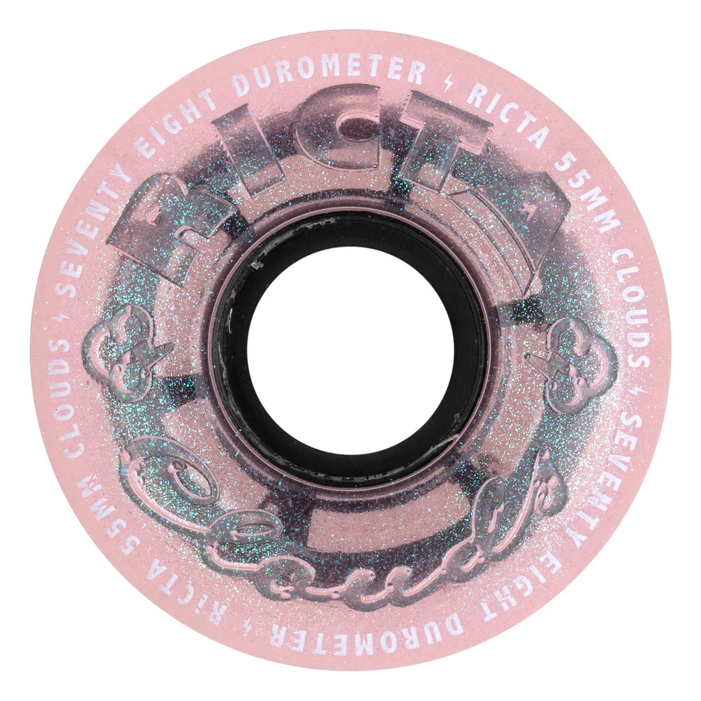 Ricta Iridescent Clouds Pink 78a 55mm Cruiser Skateboard Wheels