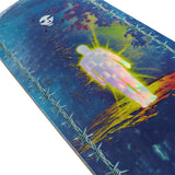 Opera Radiate Blue Holo Checkers EX7 10" Skateboard Deck