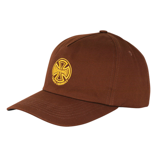 Independent Truck Co Legacy Brown Unstructured Snapback Hat – Long