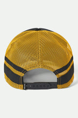 Brixton Ford Built Tough MP Burnt Rubber Empire Yellow Trucker Snapback Hat