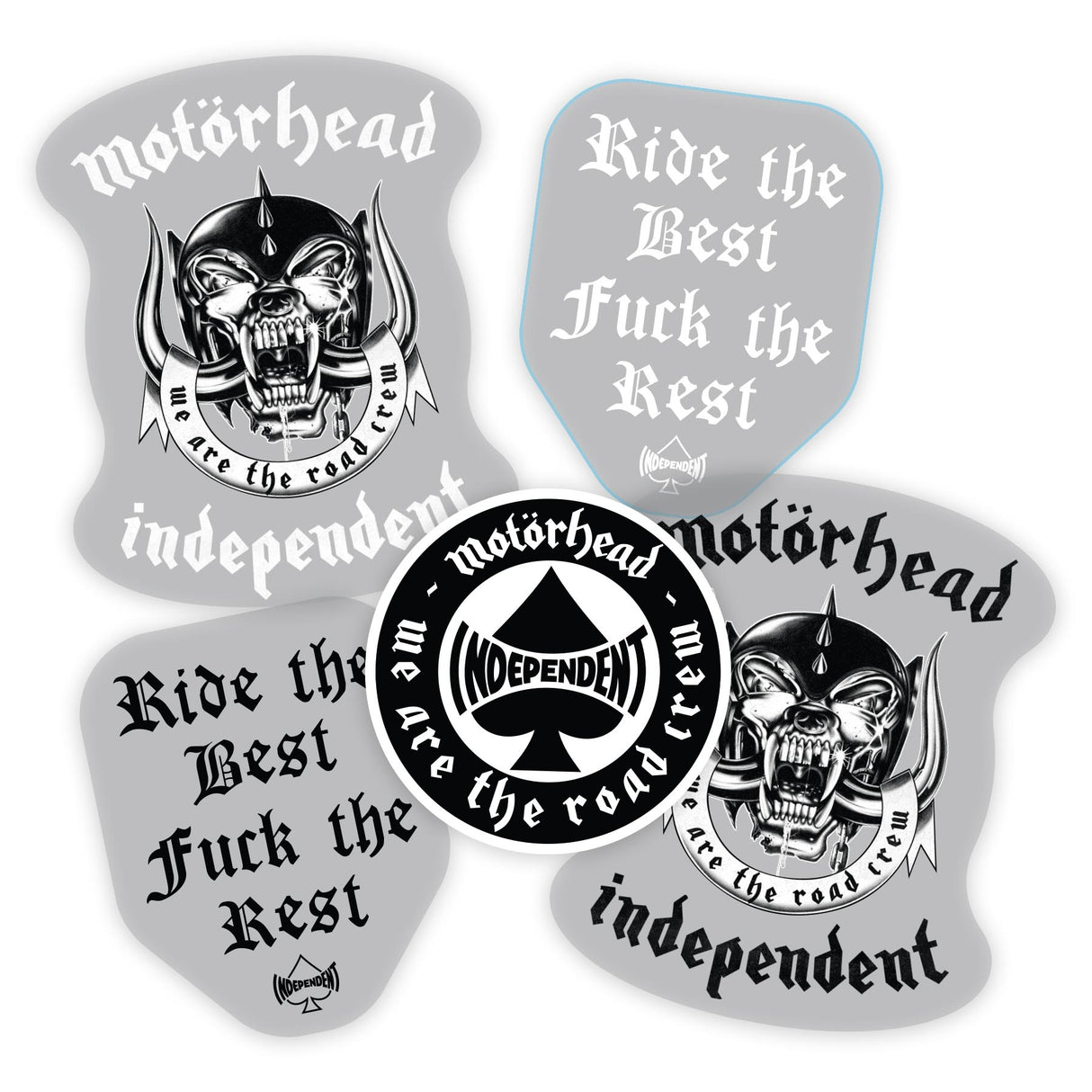 Independent Motorhead Assorted Sticker Pack