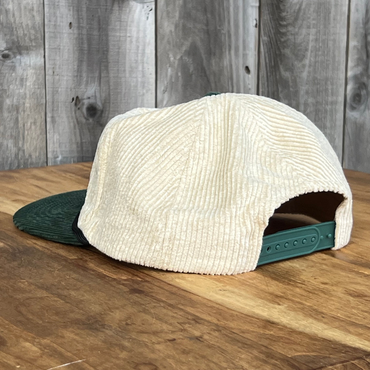 Long Beach Skate LBS Long Side Corduroy Rope Beige Green Snapback Hat