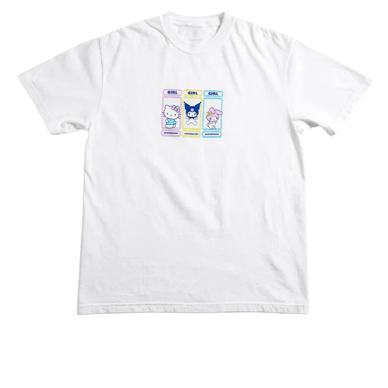 Girl x Hello Kitty Triple OG White S/s Shirt