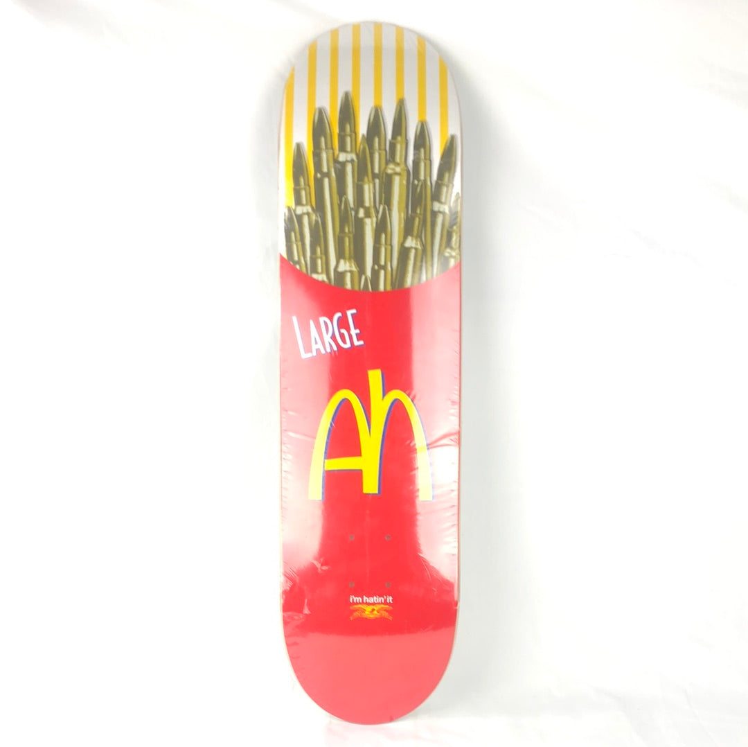 Anti Hero Freedom Fries Large Bullets Red 8.25'' Skateboard Deck 2007