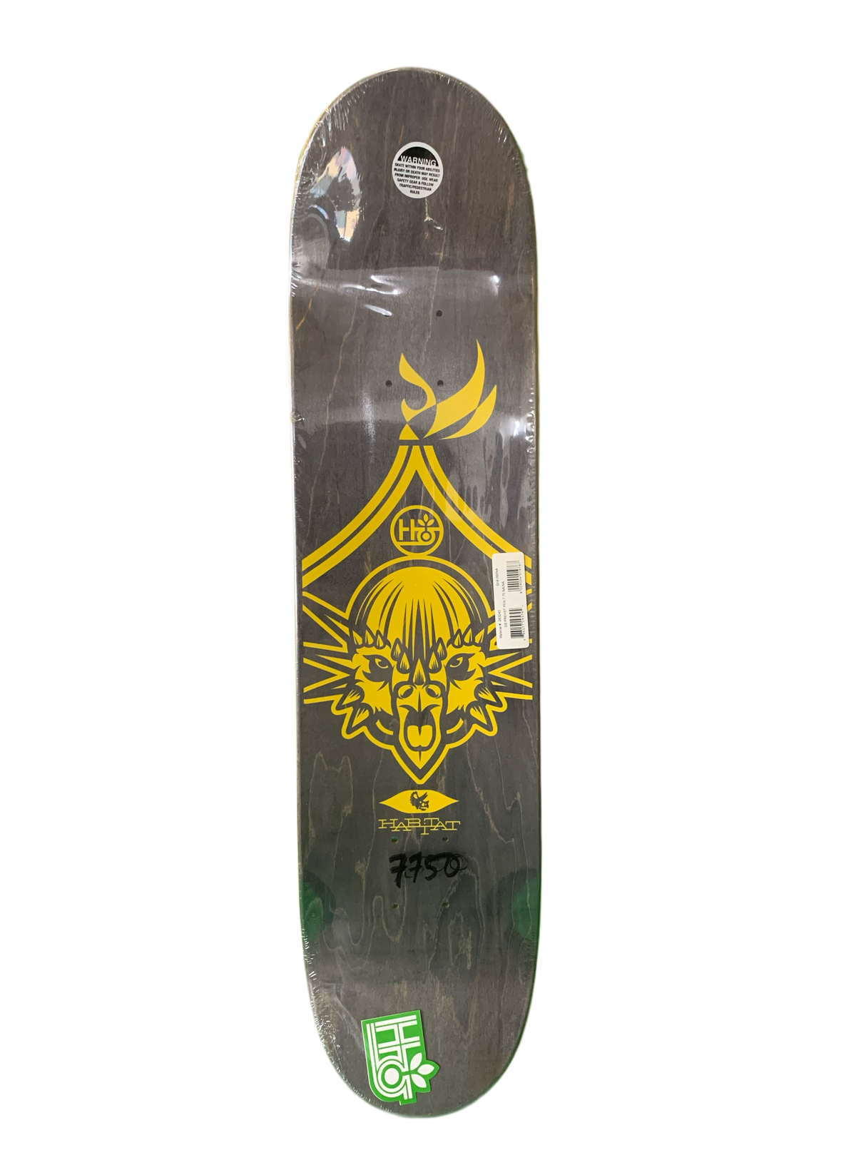 Habitat Baxter Silas Neal Prehistoric Pennant 7.75" Classic Skateboard Deck