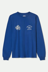 Brixton Ford Built Tough Ford Blue Long Sleeve L/s Shirt