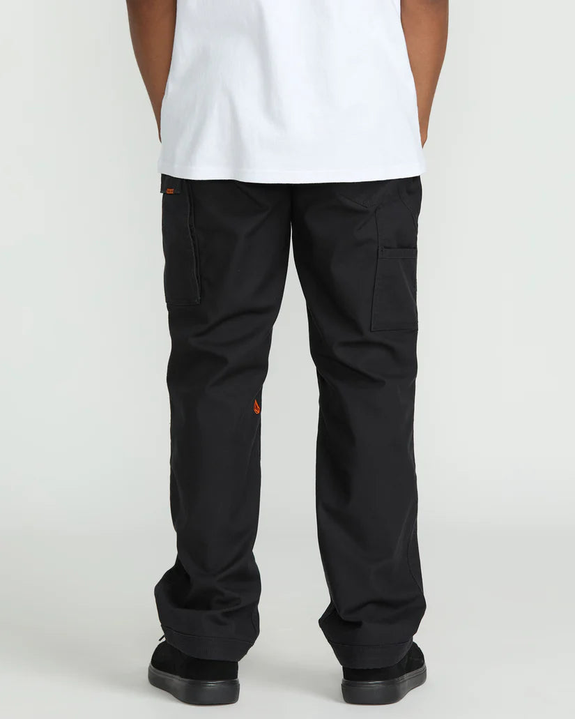 Volcom Caliper II Relaxed Black Work Pant – Long Beach Skate Co