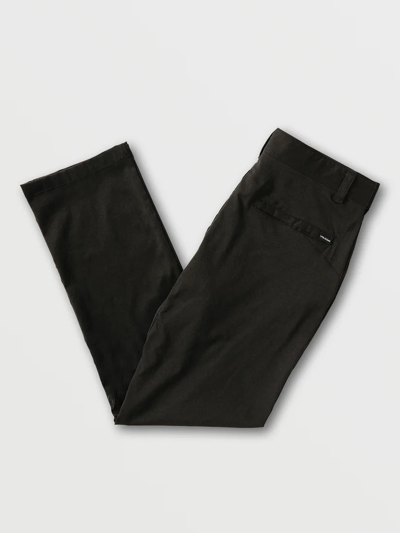 Volcom Frickin Tech Regular Fit Black Chino Pants
