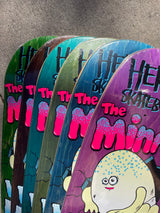 Heroin Mini Wide Boy 10.5" Assorted Stain Egg Shaped Skateboard Deck