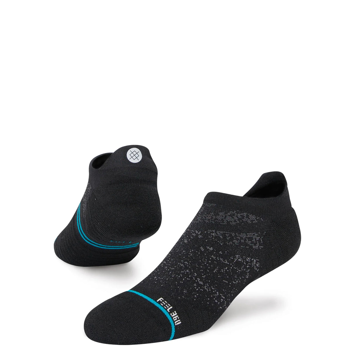 Stance Run Light Tab Black Ankle Socks