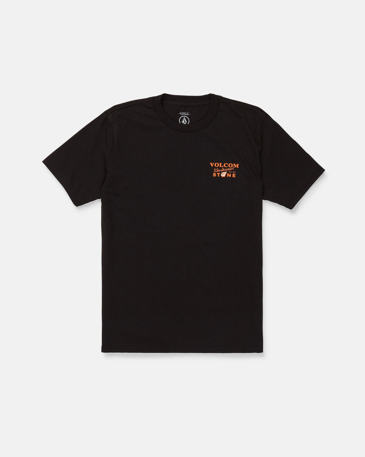 Volcom Stone Talon Workwear Black S/s Shirt