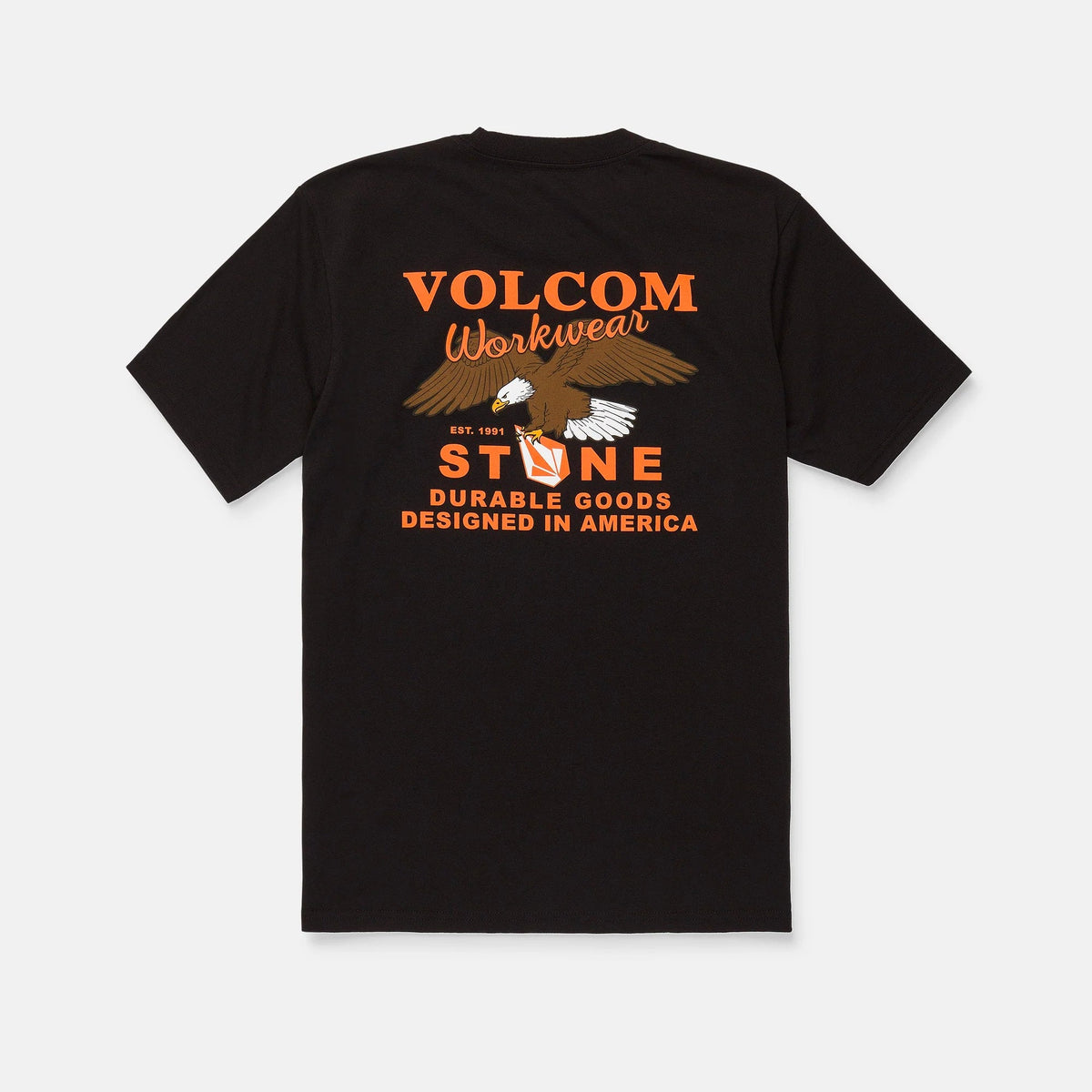 Volcom Stone Talon Workwear Black S/s Shirt